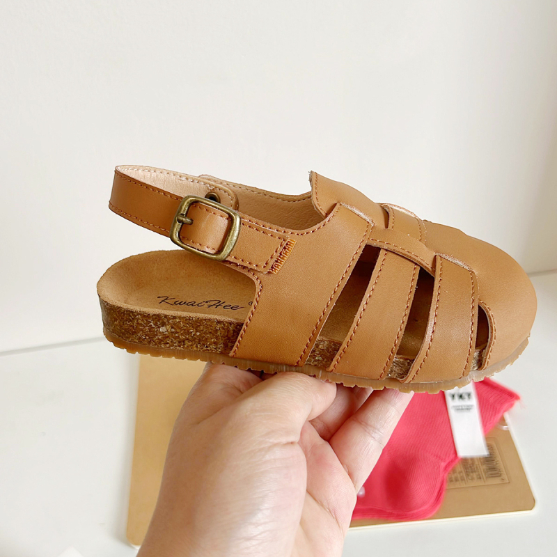 Dječje retro sandale 2024, unisex, zatvaranje Velcro, pletene trake, rimski stil