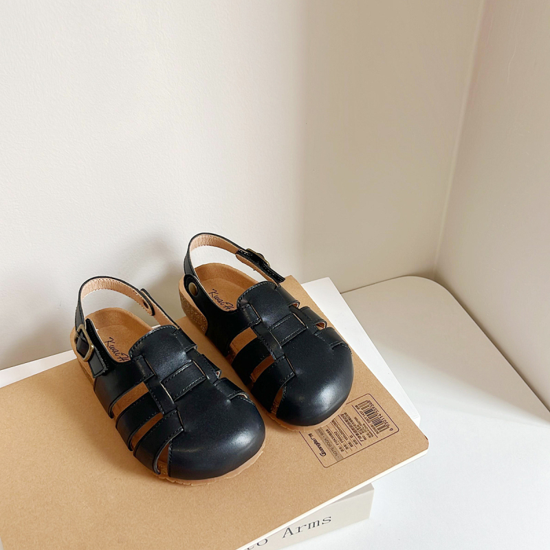 Dječje retro sandale 2024, unisex, zatvaranje Velcro, pletene trake, rimski stil