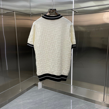 Muška pletena polo s zipom i ovratnikom, kratkih rukava, proljeće/ljeto, unisex stil