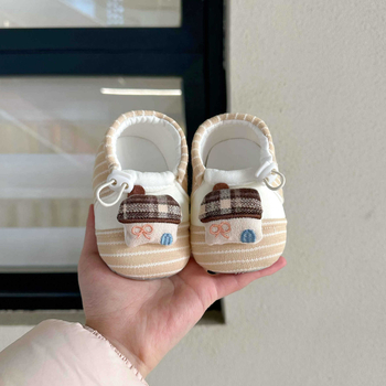 Proljetne cipele za bebe za prve korake, 0–12 mjeseci, crtani motiv, mekana potplata, protuklizne
