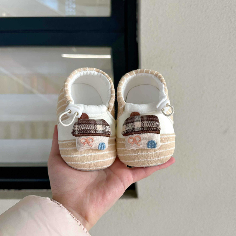Proljetne cipele za bebe za prve korake, 0–12 mjeseci, crtani motiv, mekana potplata, protuklizne