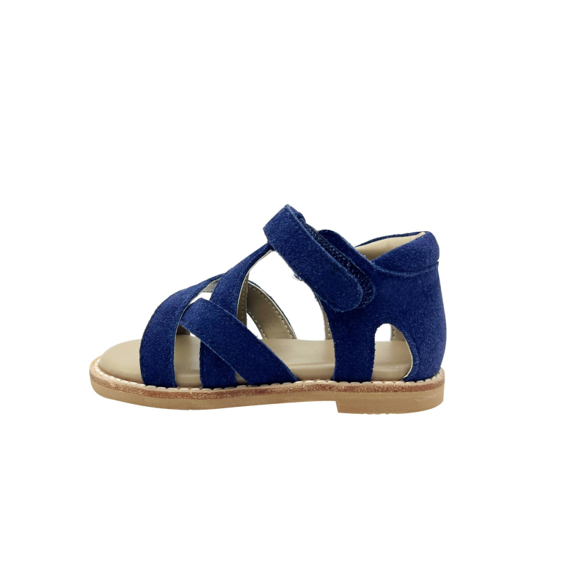 Dječje ljetne gladiatorske sandale s izrezima, otvoreni vrh, Velcro zatvaranje, unisex