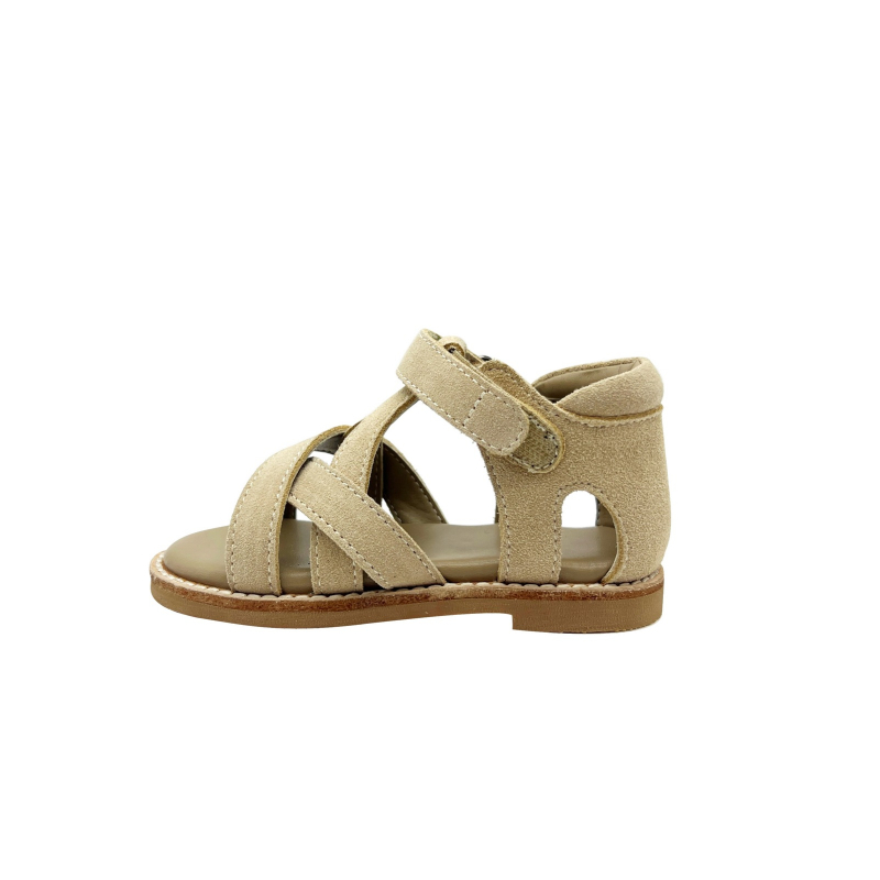 Dječje ljetne gladiatorske sandale s izrezima, otvoreni vrh, Velcro zatvaranje, unisex