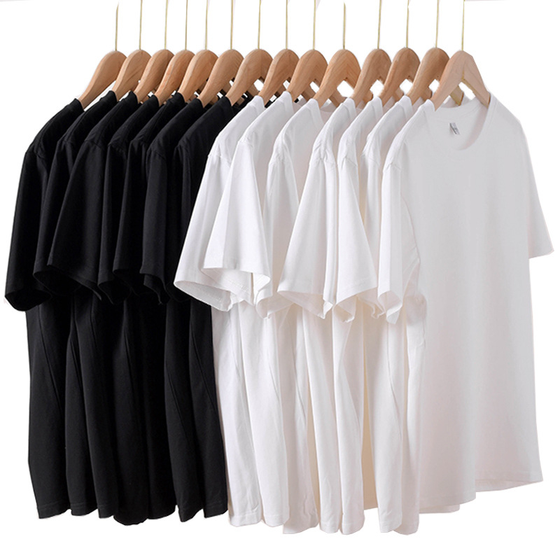 Ανδρικό λευκό κοντομάνικο T‑shirt από 100% βαμβάκι, στρογγυλός λαιμός, χαλαρή εφαρμογή, καλοκαίρι