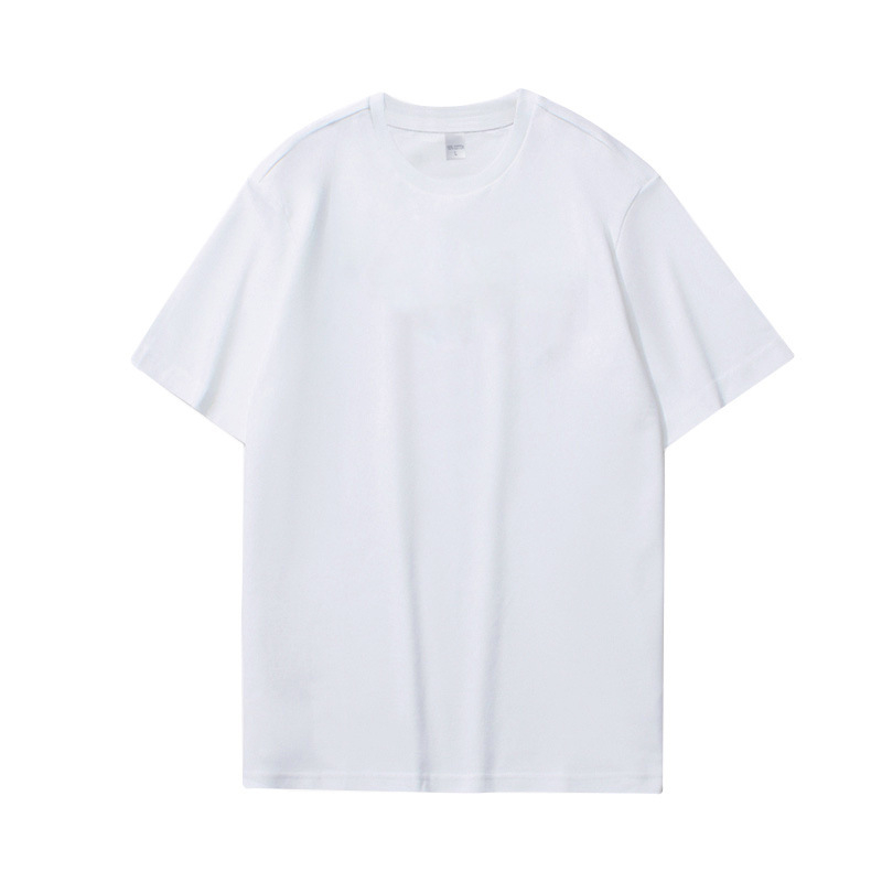 Ανδρικό λευκό κοντομάνικο T‑shirt από 100% βαμβάκι, στρογγυλός λαιμός, χαλαρή εφαρμογή, καλοκαίρι