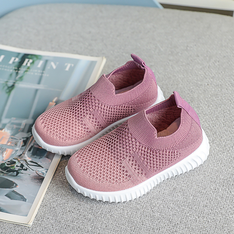 Dječje sportske tenisice za proljeće, mrežasti gornji dio, slip-on, lagane i prozračne, unisex