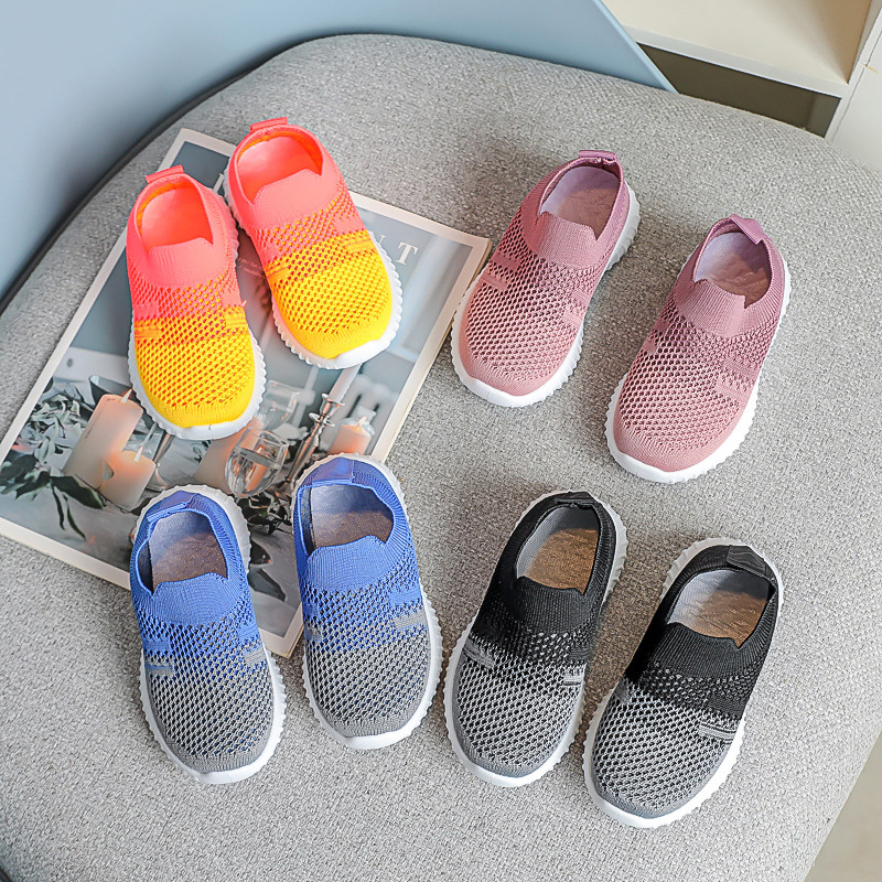 Dječje sportske tenisice za proljeće, mrežasti gornji dio, slip-on, lagane i prozračne, unisex