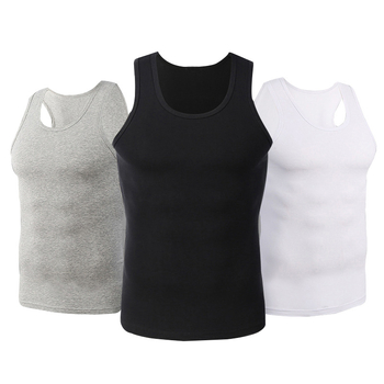 Muški tank top od 100% pamuka s ribiranom teksturom, prozračan i udoban za ljeto