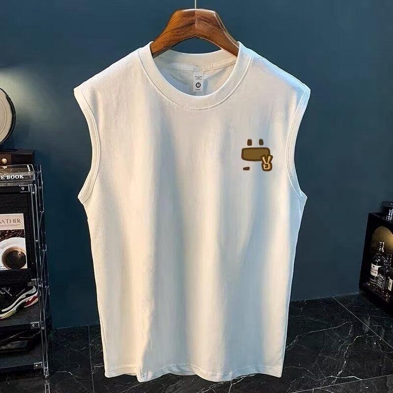Muška pamučna bezrukavna majica za ljeto, udoban kroj, američki street stil