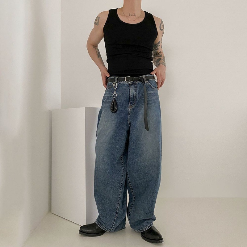 MYQ muški pamučni tank top, američki stil, bez rukava, jednobojan, ljetni, slim fit