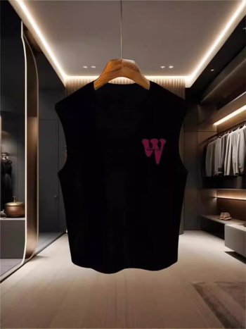Ανδρικό χωρίς μανίκια T‑shirt με εκτύπωση, 100% βαμβάκι, καλοκαιρινό casual αθλητικό