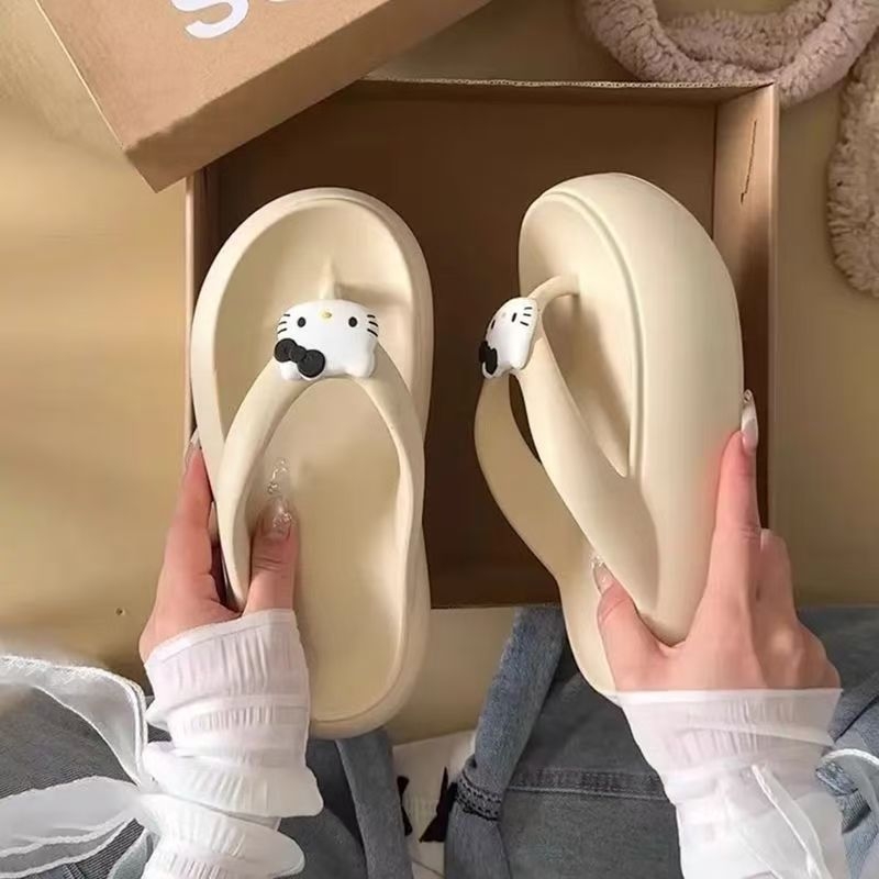 2025 nova verzija japanki s povećanjem visine, udobne mekane potplate, karikaturalni dizajn, za ljeto i van