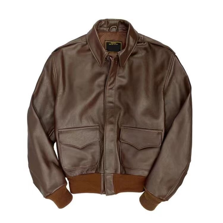 Muška PU kožna jakna s reverom, jednobojna boja, casual stil, zatvarač sprijeda, bez kapulje, proljeće i jesen, izvezeni detalji, podstava od lana