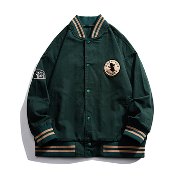 Muška američka vintage baseball jakna, slobodnog kroja, plus veličina, bomber stil, japanski denim