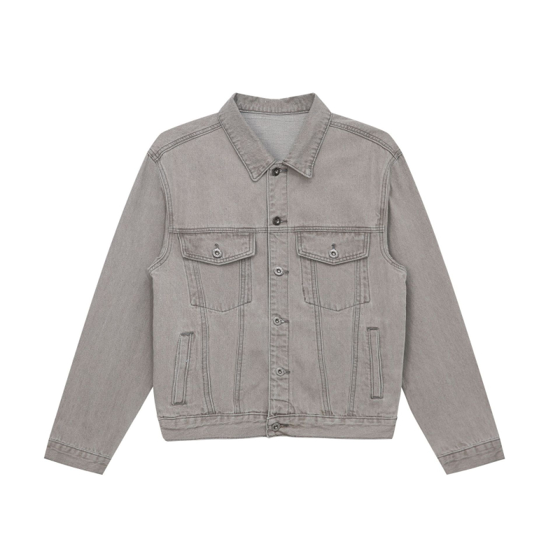 nirben Denim jakna za muškarce – američki stil, proljeće i jesen, vintage radna odjeća, casual s reverom