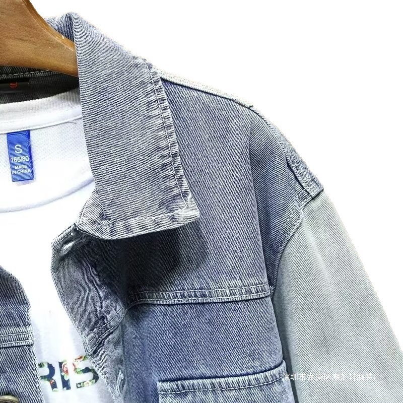 Férfi munkaruházati kabát, 2026 tavasz-ősz, lezser farmerdzseki