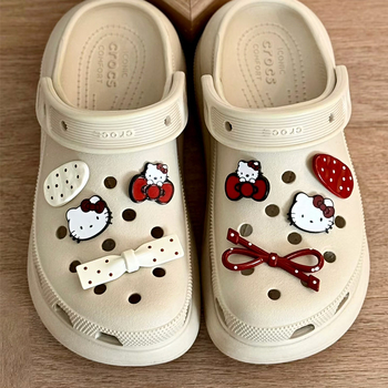 Cvjetni ukrasi za dječje Crocs stil papuče