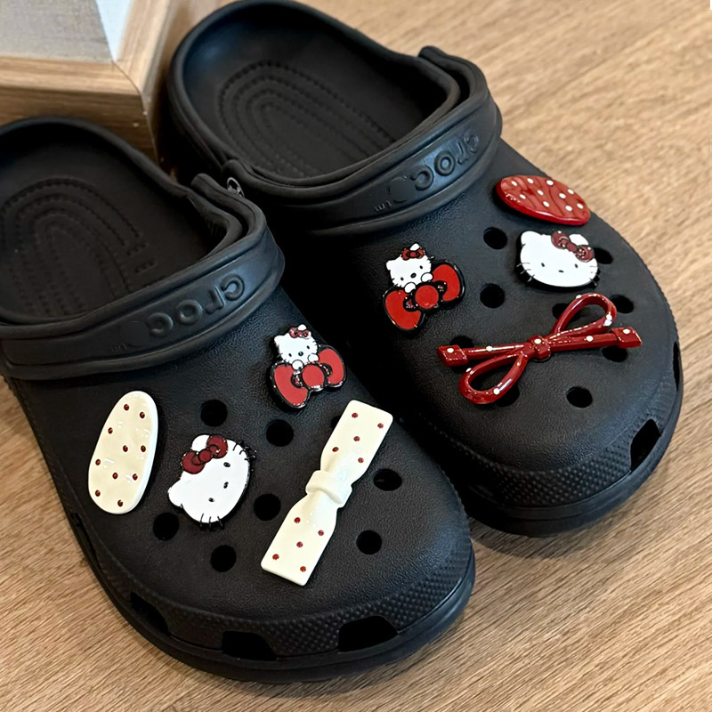 Cvjetni ukrasi za dječje Crocs stil papuče