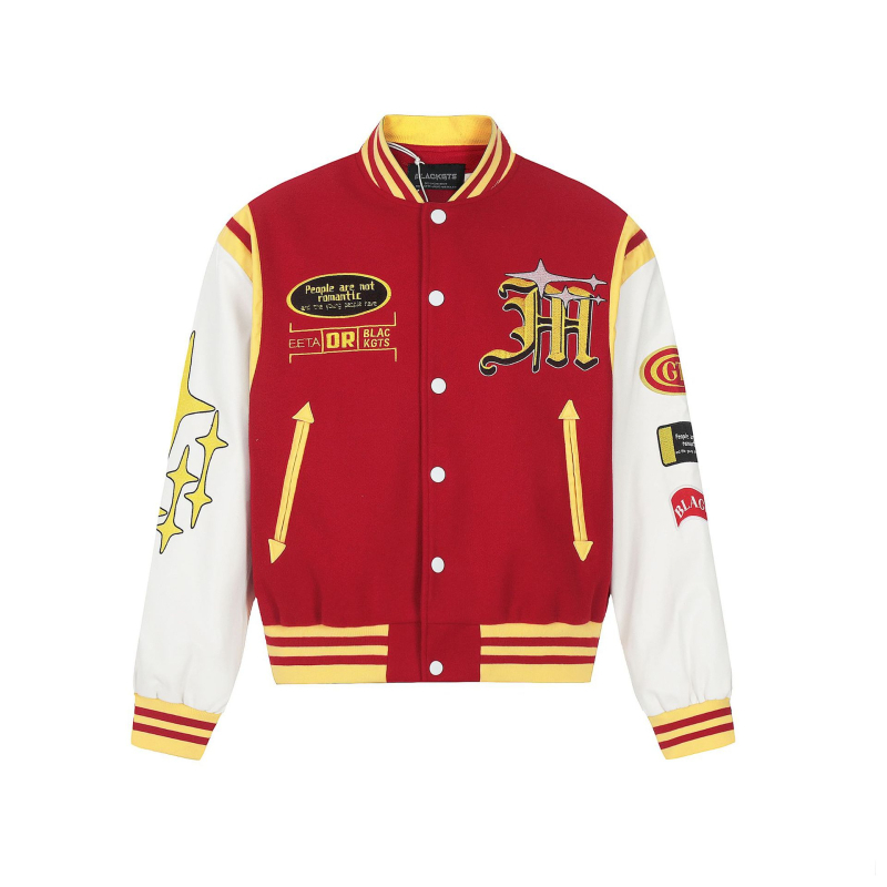 OREETA Amerikai stílusú PU bőrdzseki, retro streetwear