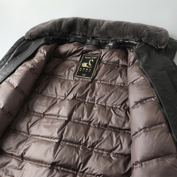 Muška PU kožna jakna s odvojivom podstavom, ovratnik, zatvarač, bez kapulje, zimski stil