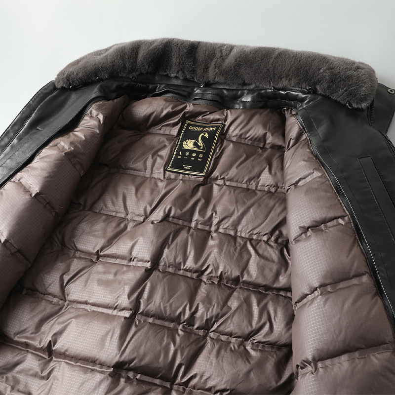 Muška PU kožna jakna s odvojivom podstavom, ovratnik, zatvarač, bez kapulje, zimski stil