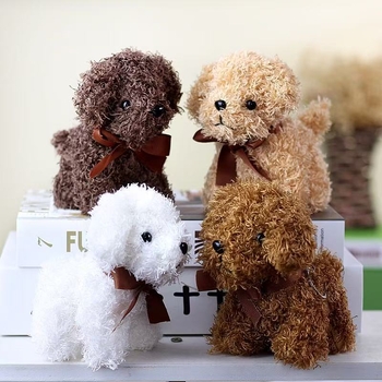 Slatka plišana psić Teddy – privjesak za torbicu i ključeve