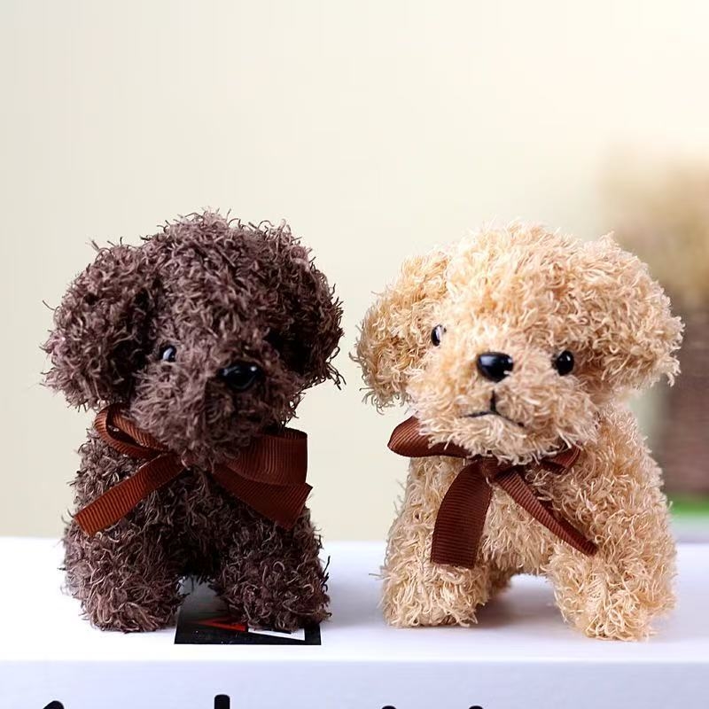 Slatka plišana psić Teddy – privjesak za torbicu i ključeve