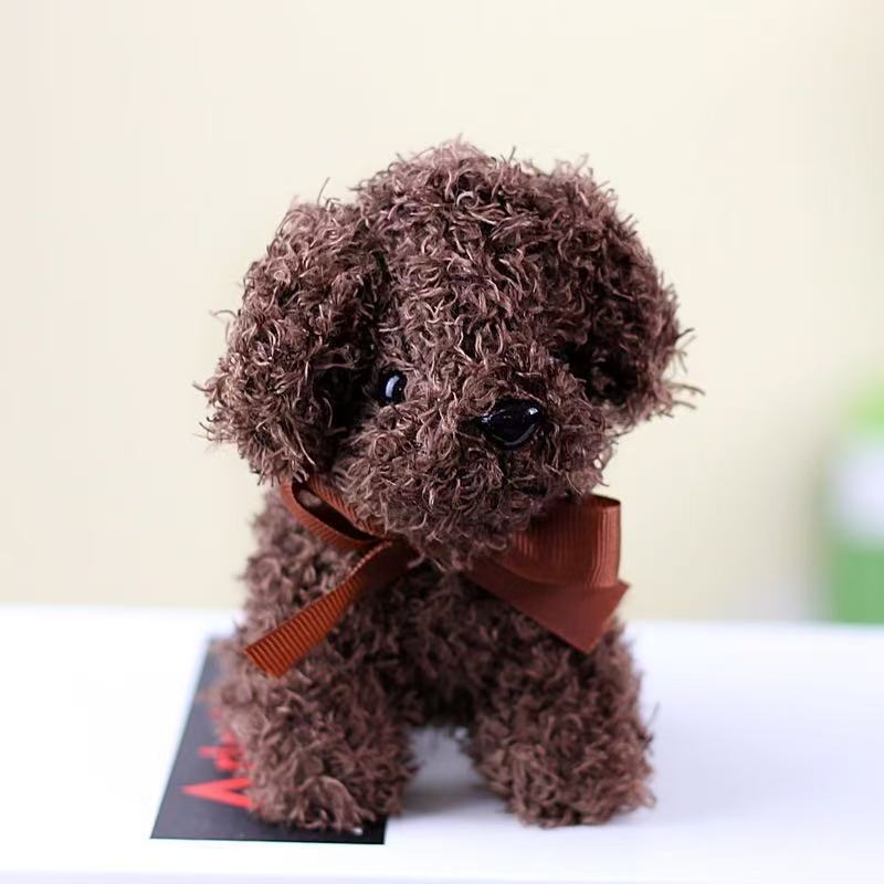Slatka plišana psić Teddy – privjesak za torbicu i ključeve