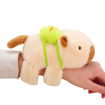 Capybara pliš igračka s narukvicom za zapešće