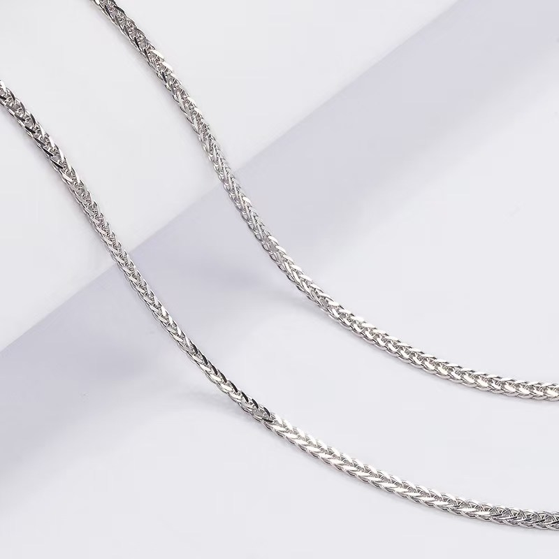 1,5 mm geometrijski lančić za ključnu kost, duljina 40-45 cm, za žene