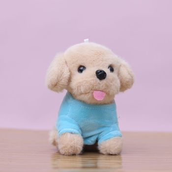 Plišani psić za ključeve i ukras torbe — sladak Teddy pas
