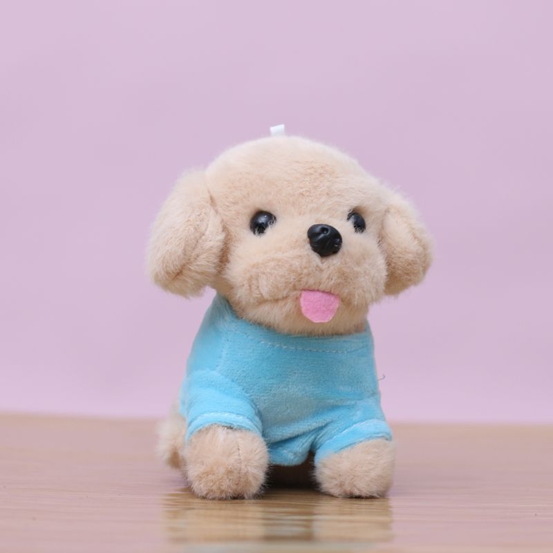 Plišani psić za ključeve i ukras torbe — sladak Teddy pas
