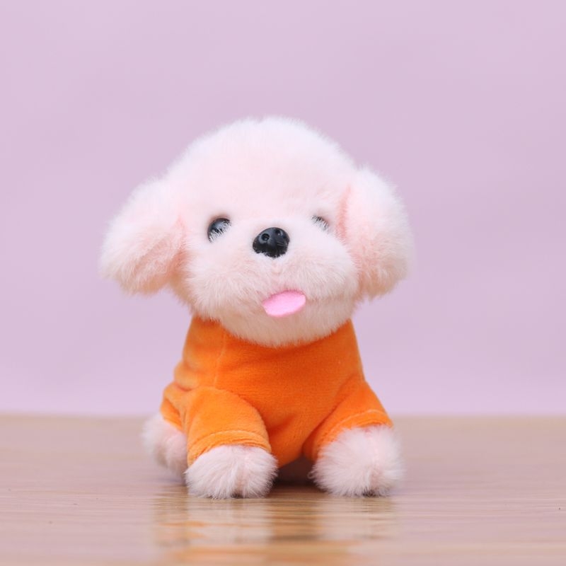 Plišani psić za ključeve i ukras torbe — sladak Teddy pas