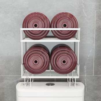 Odvojivi stalak za WC, 2-nivni organizator kupaonice