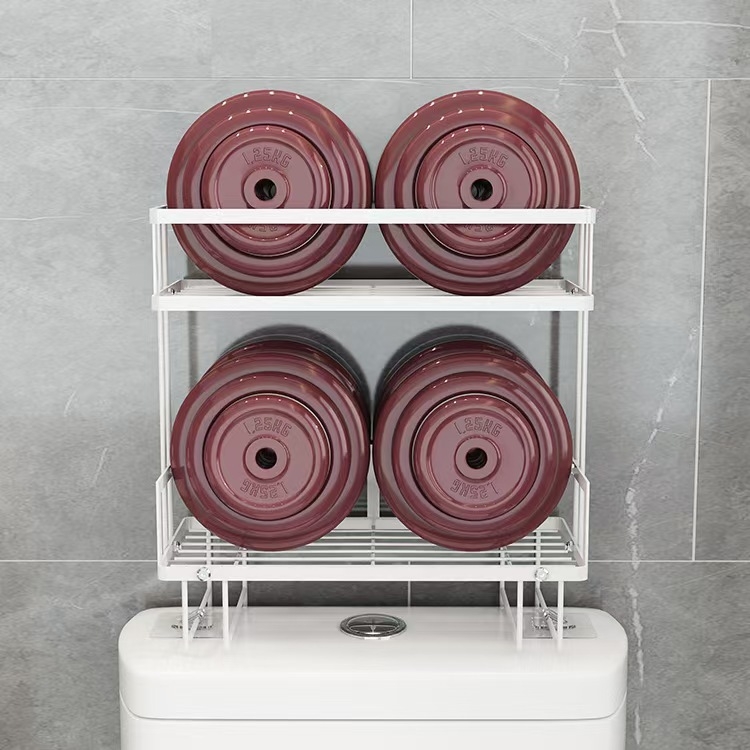 Odvojivi stalak za WC, 2-nivni organizator kupaonice