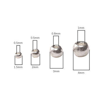 1,5–4 mm visokokvalitetne staklene perle za DIY nakit – dijelovi za izradu narukvica i ogrlica, spacer perle, male zlatne okrugle perle