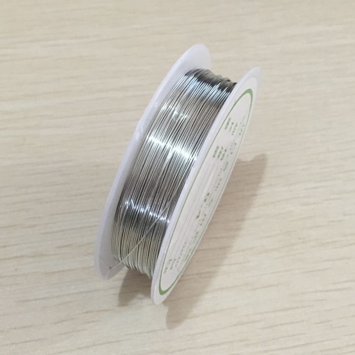 Bakrena žica za nakit, za DIY izradu, zlatne i srebrne nijanse, materijali za ručni nakit i dodatke s perlicama.