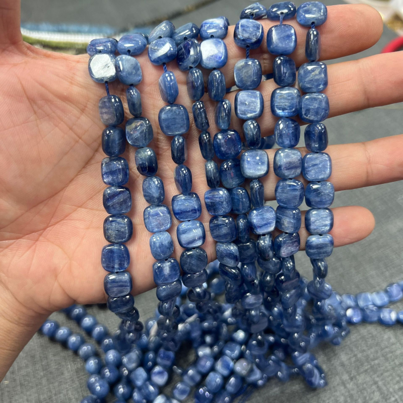 Prirodne 7A kianit slobodne perle za DIY nakit, okrugle perle