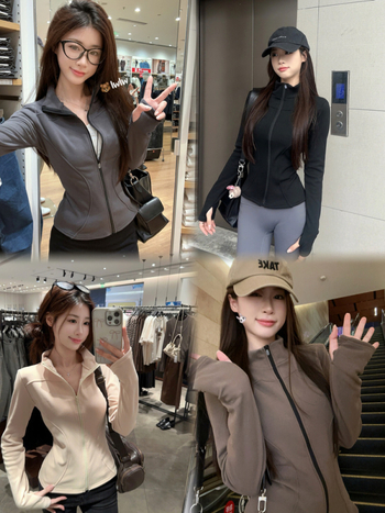 Ženski baršunasti kardigan s zipom, korejski stil, jesen-zima, slim fit