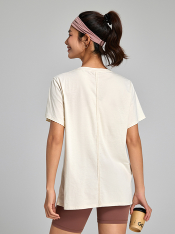 Tricou lejer din bumbac pentru femei, cu uscare rapidă și răcire, mâneci scurte, culoare uni, pentru yoga și fitness