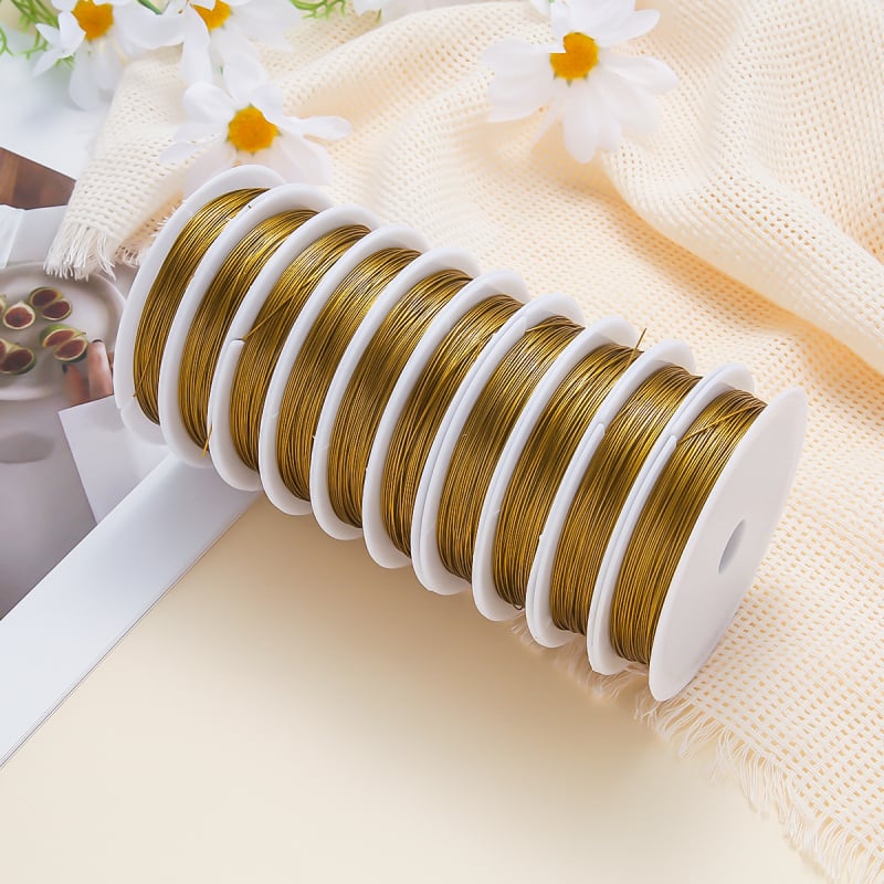 Nerđajući čelični žica za nakit — fleksibilna žica za perle i kristale, DIY dodaci, ručno oblikovanje