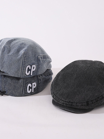 Japanski stil dječja denim kapa, prilagodljiva ulična baseball kapa za dječake 6–8 godina
