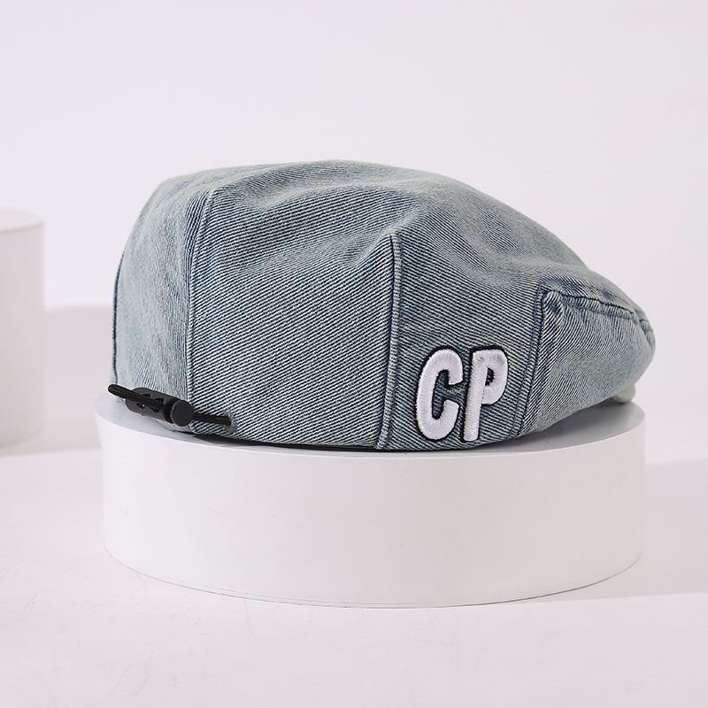 Japanski stil dječja denim kapa, prilagodljiva ulična baseball kapa za dječake 6–8 godina