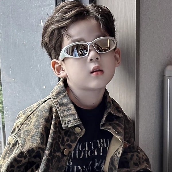 Dječje sunčane naočale s metalnim ovalnim okvirom, male veličine, unisex, novi stil, retro kvalitete