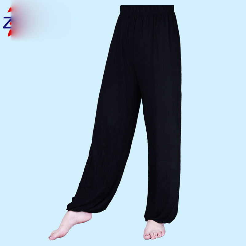 Modal Tai Chi hlače – opuštenog kroja u stilu lantern, fitness hlače za proljeće/ljeto, unisex, za jutarnju vježbu i nastupe