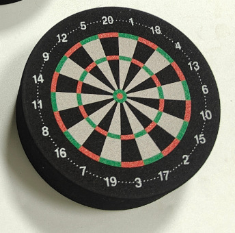 Mini darts stanica – profesionalna umetna ploča za darts, dvostrana meta