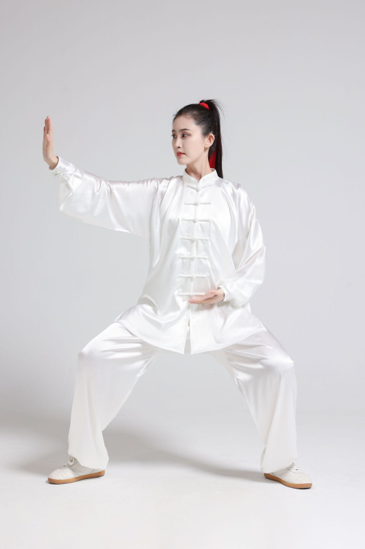 Tai Chi kostim od smjese umjetne svile, stil Mulan, za trening i nastupe, ljetna verzija