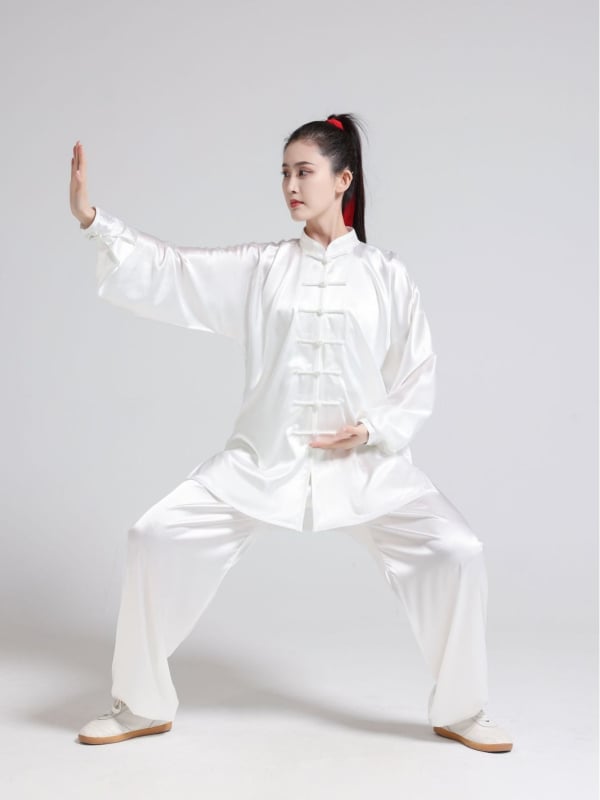 Tai Chi kostim od smjese umjetne svile, stil Mulan, za trening i nastupe, ljetna verzija