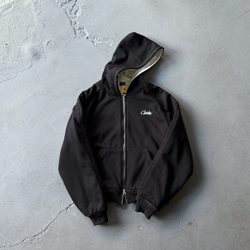 Υψηλής ποιότητας αμερικανικό χιπ-χοπ hoodie σετ για άνδρες — χαλαρή εφαρμογή και παντελόνια φόρμα με ίσια κοπή