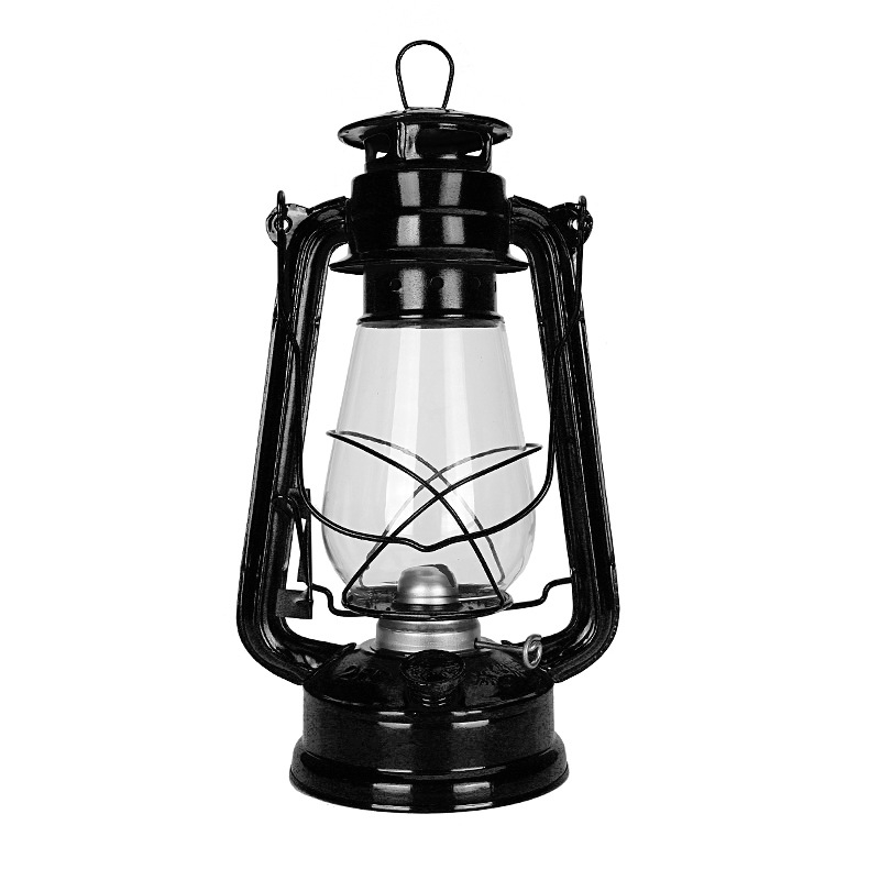 255 Retro uljna lampa s konckim fenjerom, kamping lampa, elegantan metalni dekor za dom